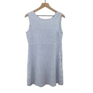 Eileen Fisher Women’s Hemp/Organic Cotton Striped Dress Size XS EUC